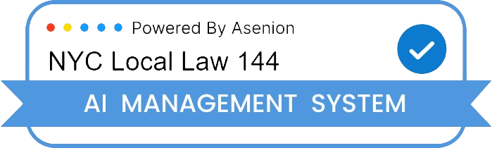 NYC Local Law 144 AI Management System, powered by Asenion